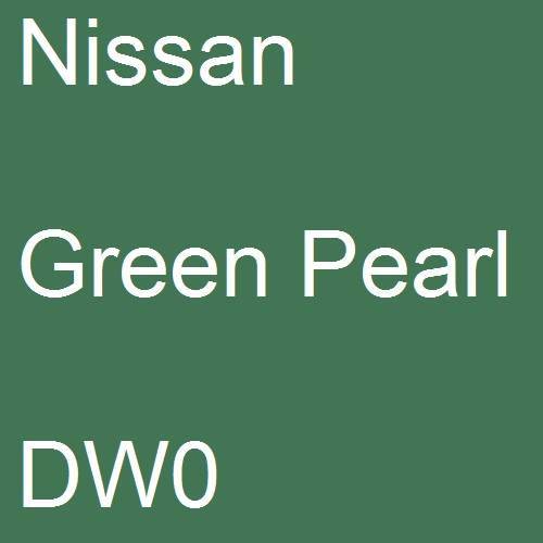 Nissan, Green Pearl, DW0.